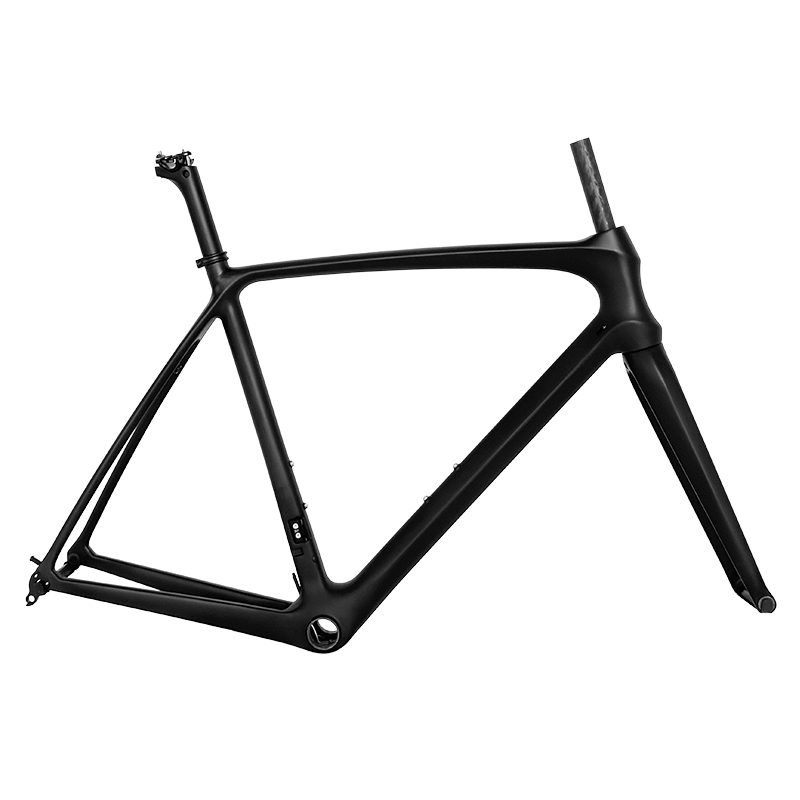 Cuadro de bicicleta de carretera de carbono con freno de llanta 700Cx25C